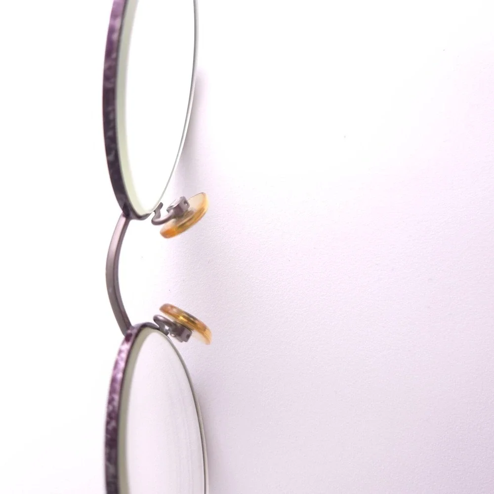 Anne Klein II 6003 K1054 Silver Violet Purple Metal Glasses Frames 50-19-135
